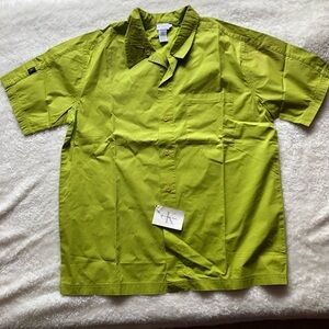 Calvin Klein Jeans Lime Green Casual Button Down Shirt